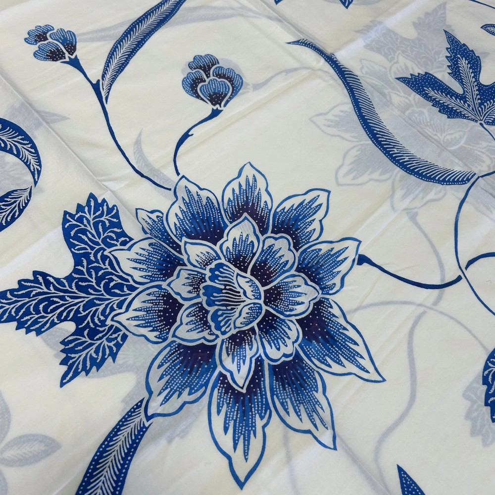 Big Flowers & Ferns Porcelain - Blue Big Flowers & Ferns Porcelain - Blue